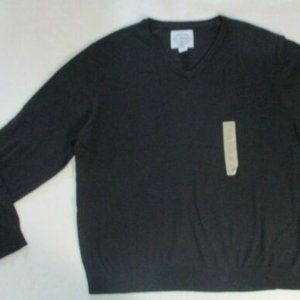 St John's Bay Men Sweater 2XL Black